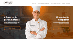 Desktop Screenshot of omegaalimentacao.com.br