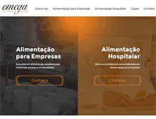 Tablet Screenshot of omegaalimentacao.com.br